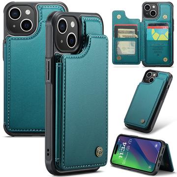 Funda iPhone 15 Plus Caseme C22 RFID Card Wallet - Verde