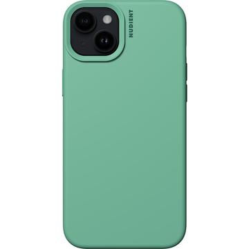 Funda de SiliconaiPhone 15 Plus Nudient Base - Verde Menta