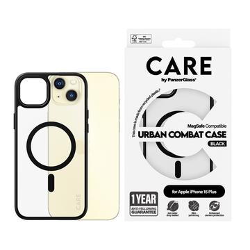 Funda PanzerGlass Care Urban Combat para iPhone 15 Plus - Compatible con MagSafe