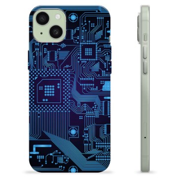 Funda de TPU para iPhone 15 Plus - Placa de Circuito