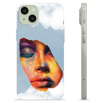 Funda de TPU para iPhone 15 Plus - Pintura Facial