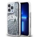 Funda iPhone 15 Pro DKNY Liquid Glitter Arch Logo