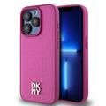 Funda iPhone 15 Pro DKNY Repeat Pattern Stack Logo Case - Compatible con MagSafe - Rosa