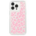 Funda TPU iPhone 15 Pro Fashion - Leopardo rosa