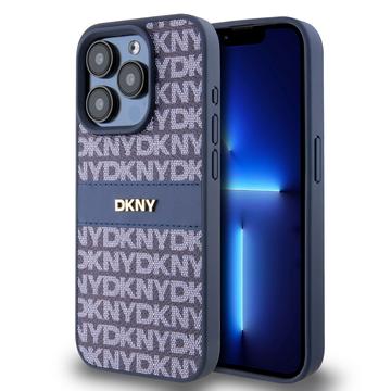 Funda iPhone 15 Pro Max DKNY Repeat Pattern Tonal Stripe - Azul