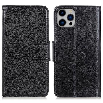 Funda Elegant para iPhone 15 Pro Max - Estilo Cartera - Negro