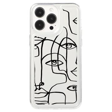 Funda TPU iPhone 15 Pro Max Fashion - Retrato Abstracto