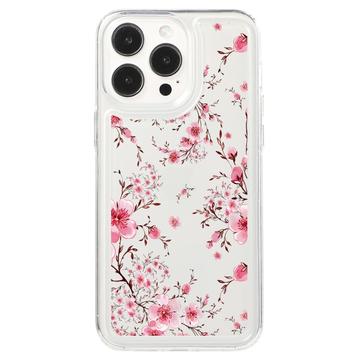 Funda TPU iPhone 15 Pro Max Fashion - Flores rosas