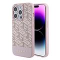 Funda Guess G Cube Mag para iPhone 15 Pro Max - Rosa