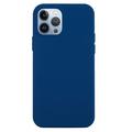 Funda de Silicona Liquid para iPhone 15 Pro Max - Azul