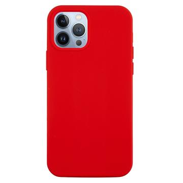 Funda de Silicona Liquid para iPhone 15 Pro Max - Rojo