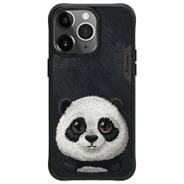 Funda Nimmy Friends Big Eyed Pet 2.0 Panda para iPhone 15 Pro Max - Negro