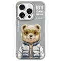 Funda de oso Nimmy Friends Cool&Cute 2.0 para iPhone 15 Pro Max