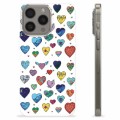 Funda de TPU para iPhone 15 Pro Max - Corazones