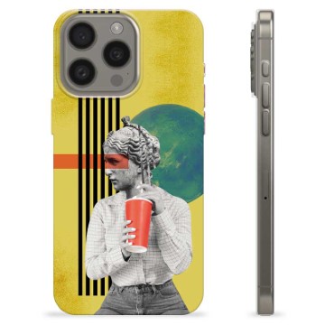 Funda de TPU para iPhone 15 Pro Max - Arte Retro