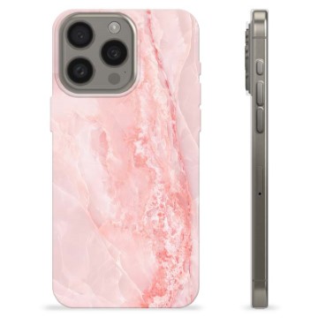 Funda de TPU para iPhone 15 Pro Max - Mármol Rosa