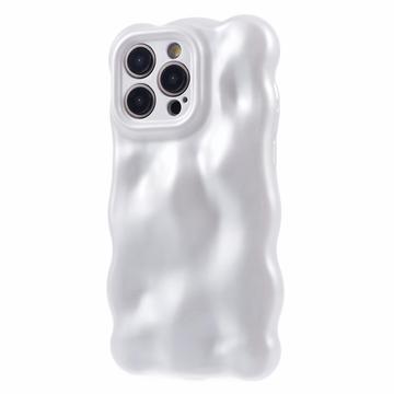 Funda TPU iPhone 15 Pro Max Wavy Edge Candy Bubbles - Blanca