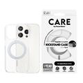 Funda PanzerGlass Care Kickstand para iPhone 15 Pro - Compatible con MagSafe - Plata