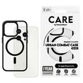 Funda PanzerGlass Care Urban Combat para iPhone 15 Pro - Compatible con MagSafe - Negro