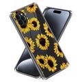 Carcasa de TPU Stylish Ultra Fina para iPhone 15 Pro - Girasoles