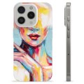 Funda de TPU para iPhone 15 Pro - Retrato Abstracto