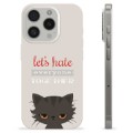 Funda de TPU para iPhone 15 Pro - Gato Enfadado