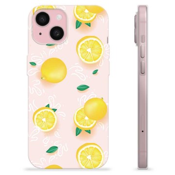 Funda de TPU para iPhone 15 - Patrón de Limón