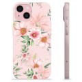 Funda de TPU para iPhone 15 - Flores de Acuarela