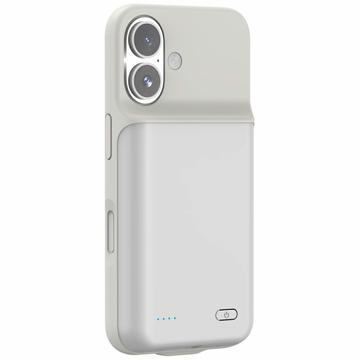 Carcasa con Batería de Reserva para iPhone 16 - 7000mAh - Blanco