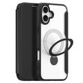 Funda Flip Magnética iPhone 16 Dux Ducis Skin X Pro - Negro