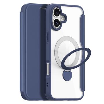 Funda Flip Magnética iPhone 16 Dux Ducis Skin X Pro - Azul