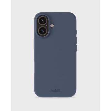 Funda de silicona Holdit iPhone 16 - Azul pacifico