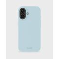 Funda de silicona Holdit iPhone 16 - Azul mineral