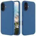 Funda de Silicona Líquida para iPhone 16 - Azul