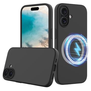 Funda de Silicona Líquida para iPhone 16 - Compatible con MagSafe - Negro