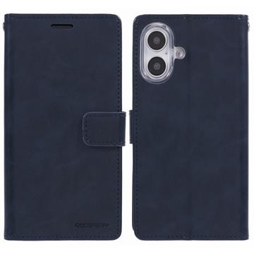 Funda de Cartera iPhone 16 Mercury Goospery Blue Moon - Azul Oscuro