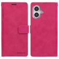 Funda de cartera iPhone 16 Mercury Goospery Blue Moon - Rosa Fuerte