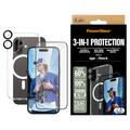 Paquete de protección 3 en 1 PanzerGlass para iPhone 16