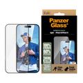 Protector de Pantalla - 9H - PanzerGlass Ultra-Wide Fit EasyAligner para iPhone 16/15 - Borde Negro