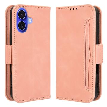 Funda tipo billetera con tarjetero para iPhone 16 Plus