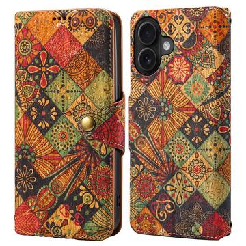 Funda de cartera Cuatro Estaciones para iPhone 16 Plus - Otoño