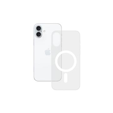 Carcasa Híbrida Ksix Flex MagCharge para iPhone 16 Plus - Transparente