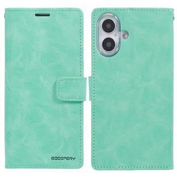 Funda de cartera para iPhone 16 Plus Mercury Goospery Blue Moon