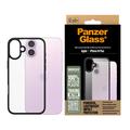 Funda iPhone 16 Plus PanzerGlass HardCase - Negra / Transparente