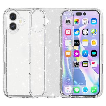 Funda Híbrida Stylish Glitter Series para iPhone 16 Plus