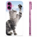 Funda de TPU para iPhone 16 Plus - Gato