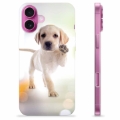 Funda de TPU para iPhone 16 Plus - Perro