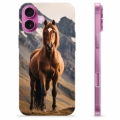 Funda de TPU para iPhone 16 Plus - Caballo