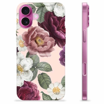 Funda de TPU para iPhone 16 Plus - Flores Románticas