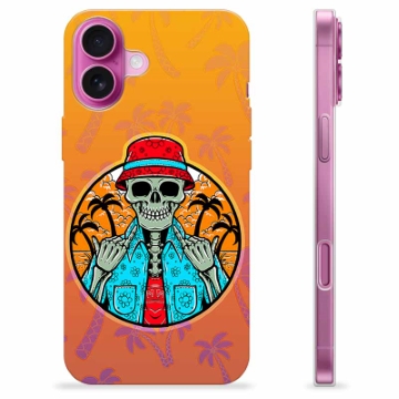 Funda de TPU para iPhone 16 Plus - Verano Esquelético